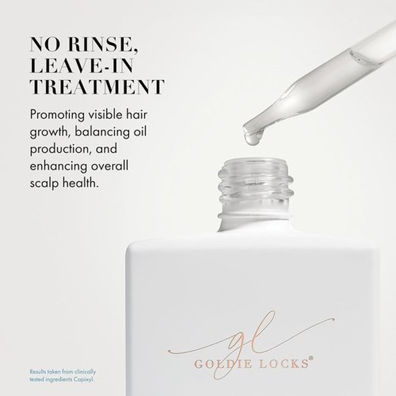 Goldie Locks Scalp Serum - Hydrating Formula for Fuller Hair & Healthy Scalp - 1.86 oz