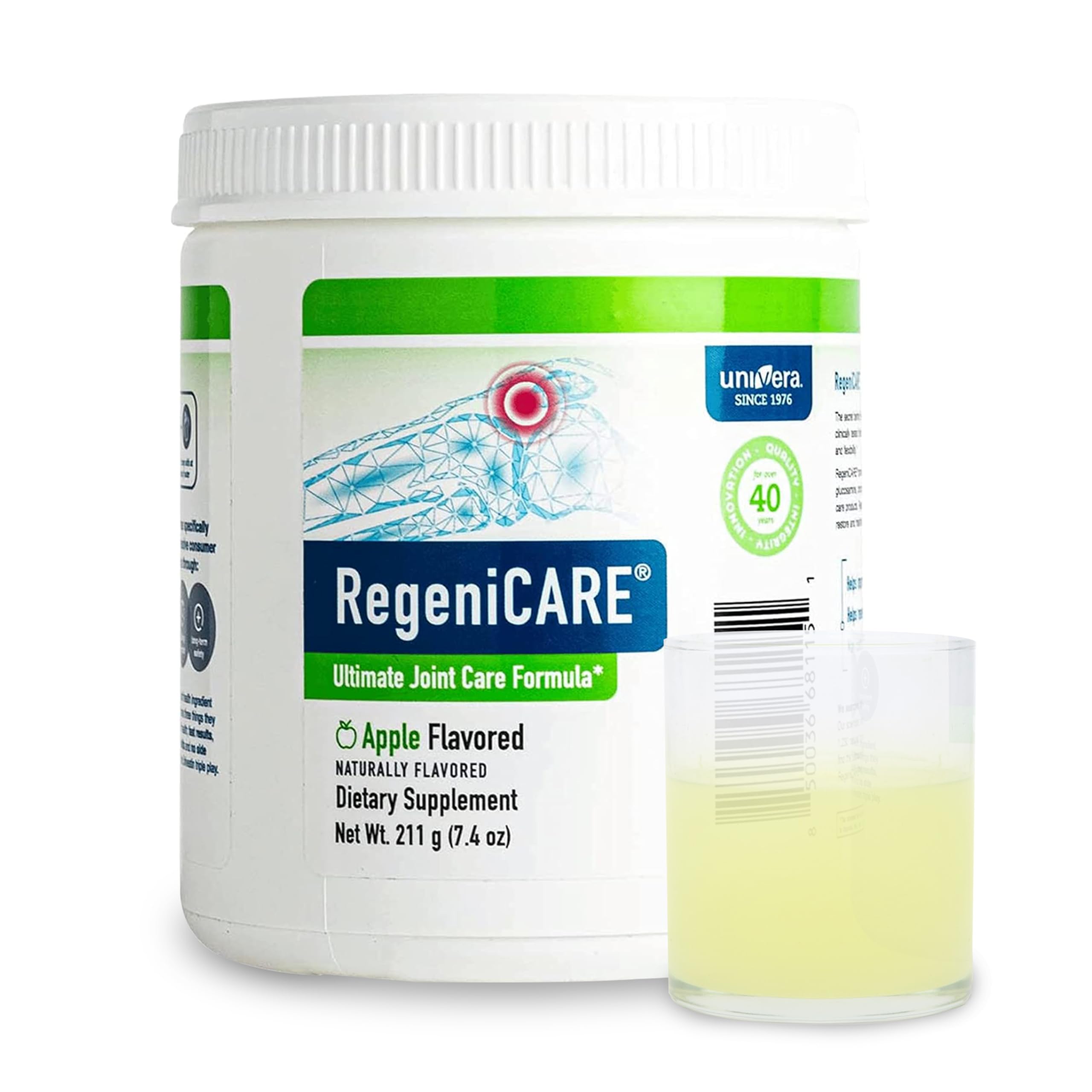 Univera RegeniCARE, Glucosamine, Univestin, MSM, Chondroitin, Joint Support, Mobility + Flexibility, 30-Day Supply