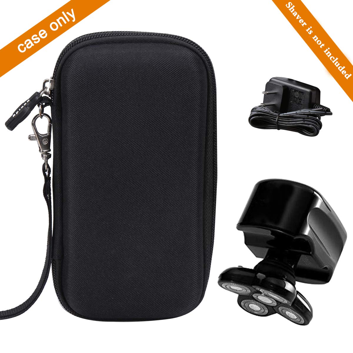 Aproca Grey Hard Storage Portable Case for Skull Shaver Pitbull Gold PRO/Silver PRO Head & Face Shaver