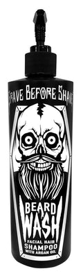 Grave Before Shave Beard Wash - 16 Oz Pump Top | Gentle Cleansing for Healthy Beards