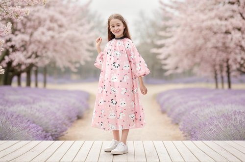 PERFEHAIR Kids Haircut Cape with Sleeves - Adjustable Snap Closure, Barber Cape for Boys & Girls, Professional Salon-Quality Hair Cutting Cape, Cute Animal Print, for Home & Salon Use