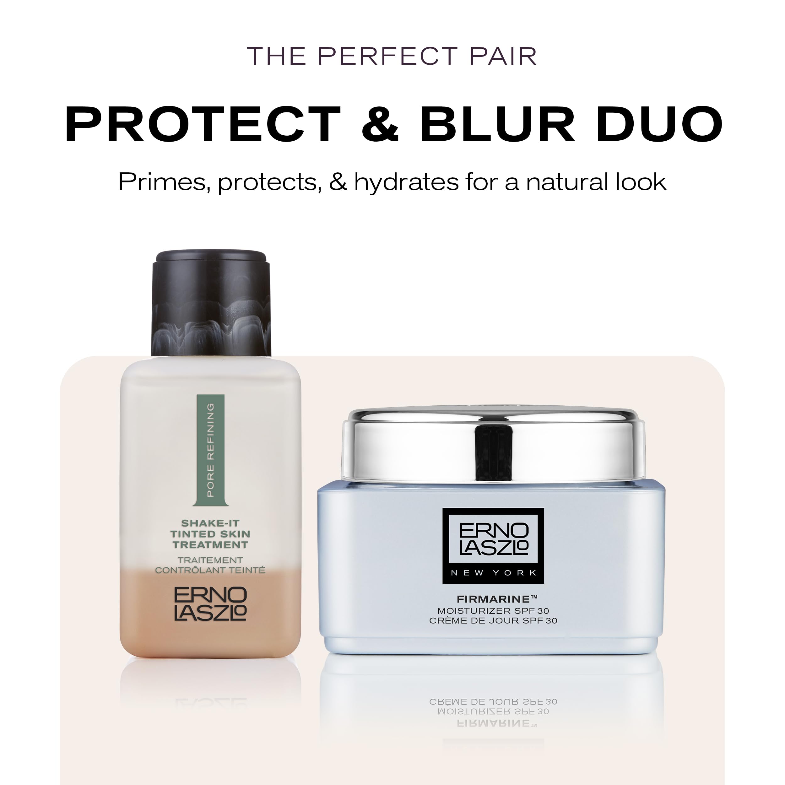 Erno Laszlo Shake-It Tinted Skincare Finisher, Neutral Face Tint for Lighter Complexions, Even Skin Tone & Refine Pores - Pore Minimizer for Face with Natural Matte Finish (3 Fl Oz) Tinted Moisturizer