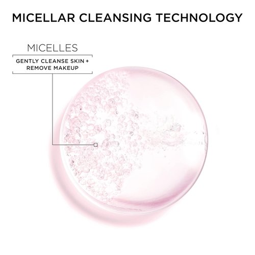 Garnier Micellar Cleansing Water - All-in-One Makeup Remover & Facial Cleanser for All Skin Types | 3.4 Fl Oz (100mL)