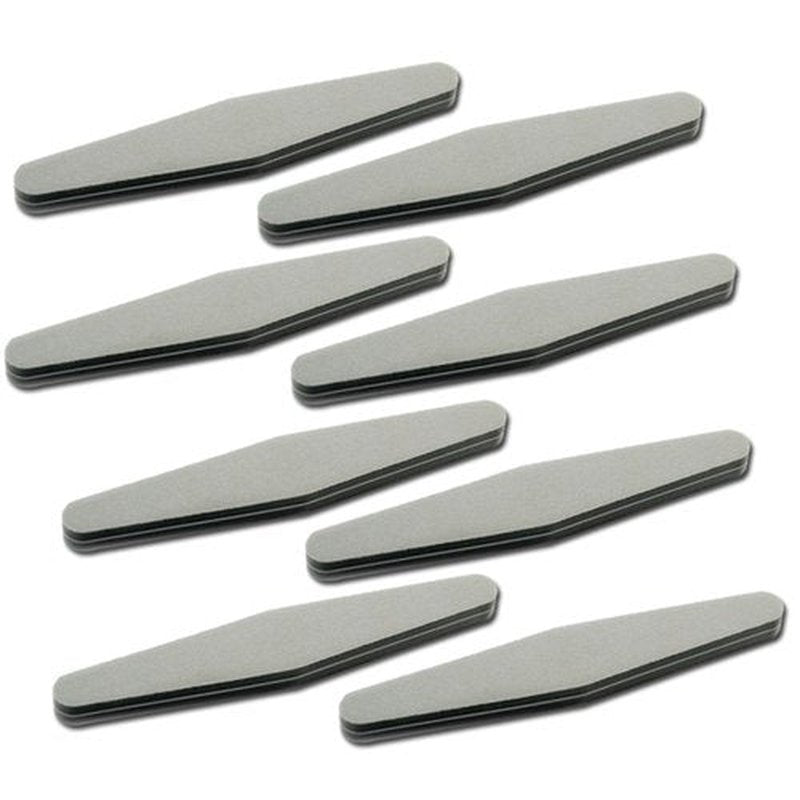 Rolabling Nail File 10 Pack 240/240 Grit Nail Buffer Manicure Pedicure Tools