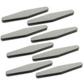 Rolabling Nail File 10 Pack 240/240 Grit Nail Buffer Manicure Pedicure Tools