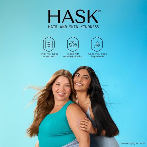 HASK Bond Building Rinse-Out Deep Conditioner with Triple Bond Complex & Argan Oil, Repairs Damage, Softens, Adds Moisture, Sulfate-Free, Cruelty-Free, Color-Safe – 8 oz