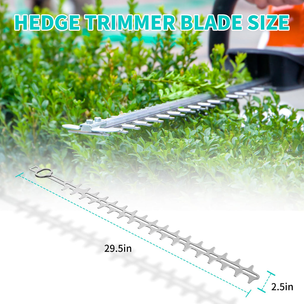 24" Hedge Trimmer Blade Set, Compatible with Sti hl HL94 HL94K, Replaces 4243 710 6004, 1 Pair of 2 Blades