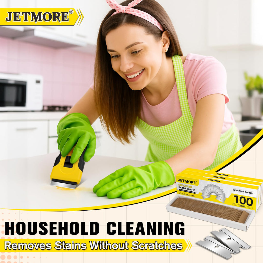 JETMORE Razor Blades Refiils, Single Edge Razor Blades Refiils for Men