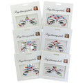 6-Pack Diamond Acrylic Face Stickers for Kids – Colorful Festival Face Gems for Halloween, Cosplay, and Parties – Reusable Crystal Face Jewels