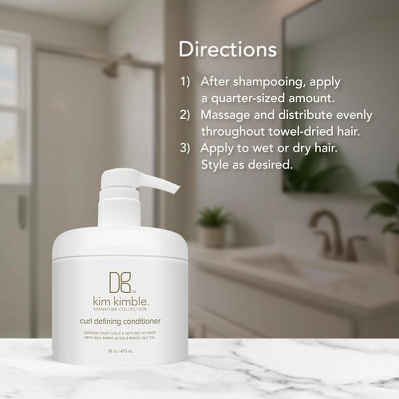 Skiennix Curl Defining Conditioner - Hydrating Frizz Control for Thick, Coarse Hair | Sulfate-Free, 16 Fl. Oz.