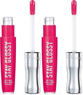 Rimmel Stay Glossy 6HR Lip Gloss, The Future is Pink, 0.18 Fl Oz (Pack of 2)