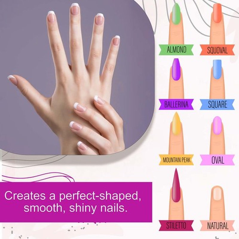 BACKSCRATCHERS 2+2 File and Buffer - Double Sided- Shining and Smoothing Nail File