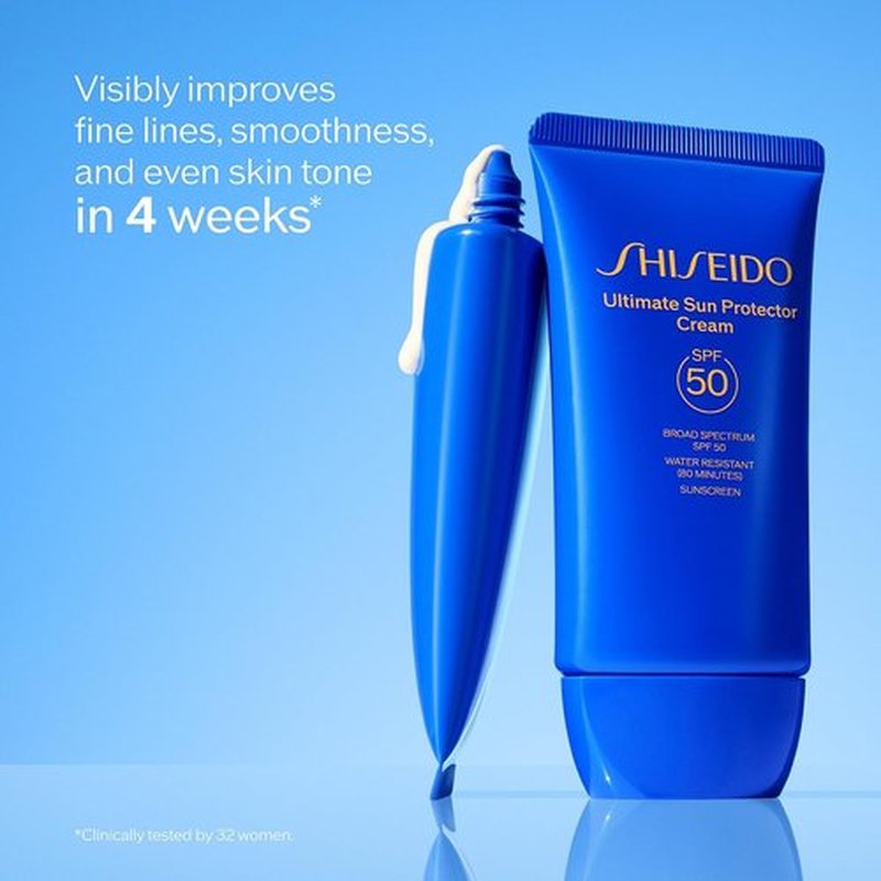 Shiseido Ultimate Sun Protector Lotion - Invisible Broad-Spectrum Sunscreen for Face & Body - Lightweight Formula