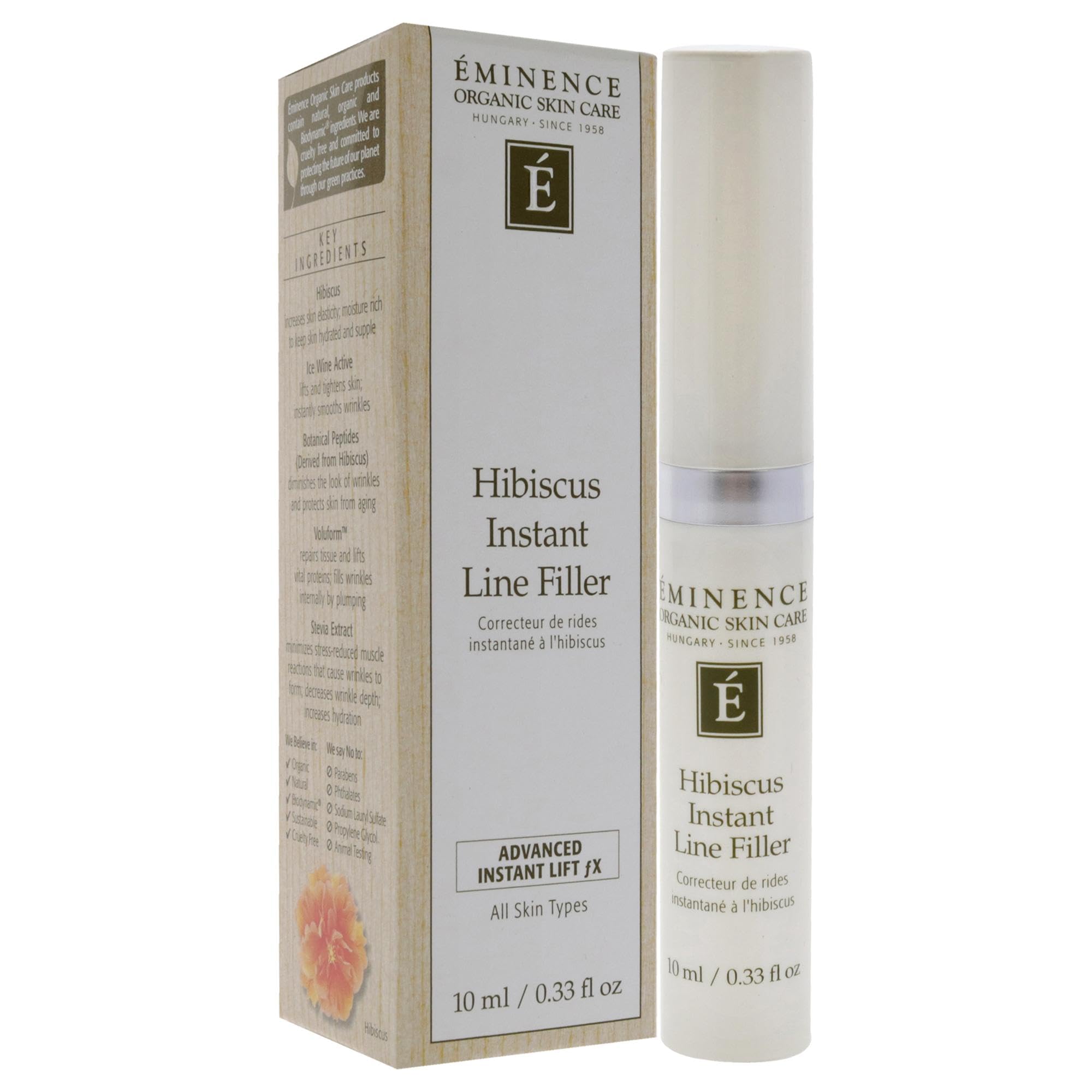 Eminence Hibiscus Instant Line Filler for Unisex - 0.33 oz Cream