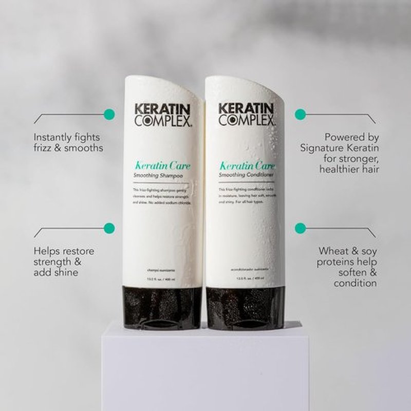 Keratin Complex Smoothing Shampoo - Nourishing Keratin Care - 33.8 Fl Oz