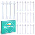 KornaDoz 60 Pieces Nose Hair Wax Applicator Sticks, Nasal Hair Remover & Ear Wax Sticks for Nostril Cleaning, Painless Facial Hair Removal for Men and Women