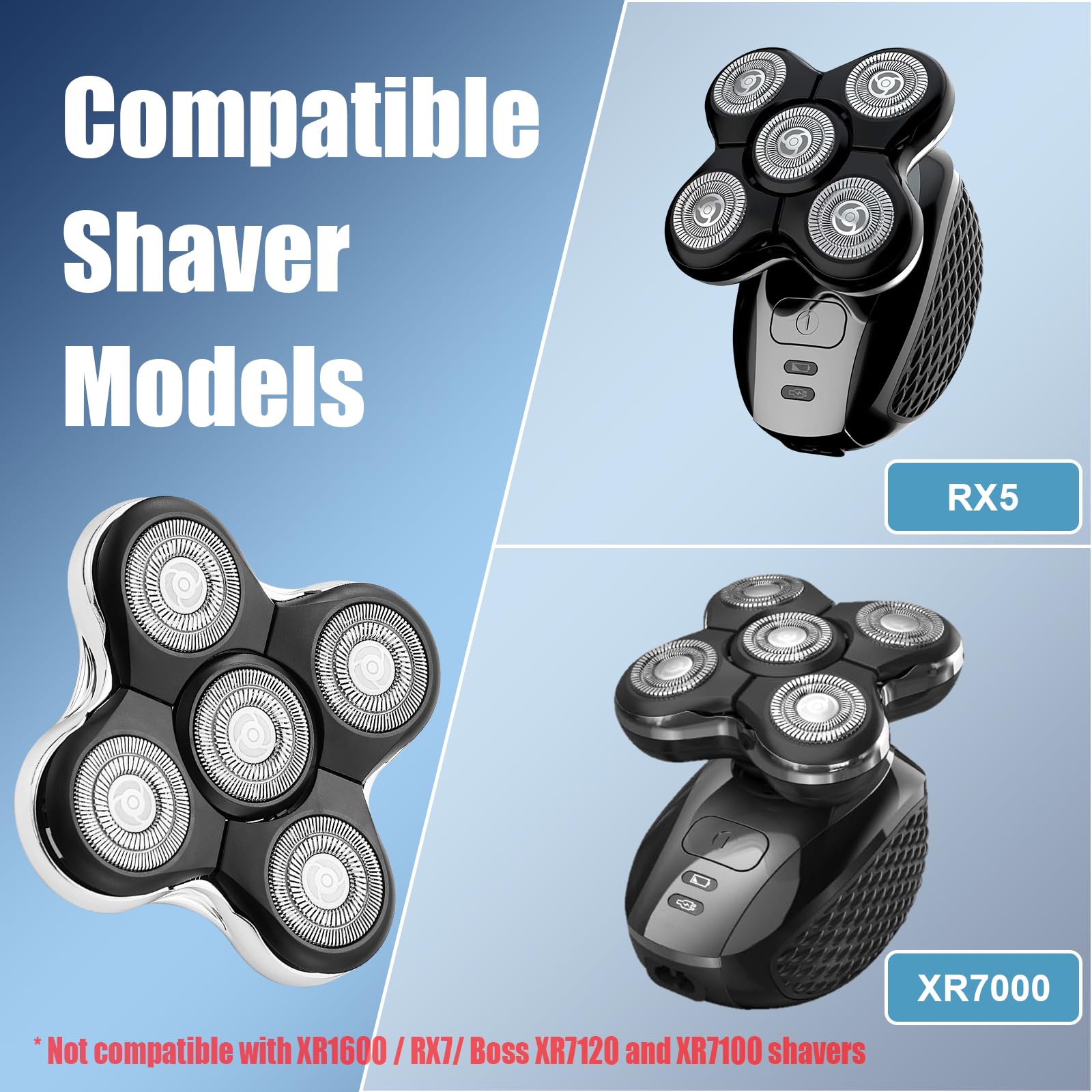 Shaver Replacment Heads for Remington Balder Pro XR7000 Head Shaver
