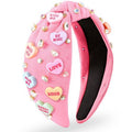 DATANSUN Valentines Headband【Adjustable】【Lightweight】【Premium Material】 Valentines Day Accessories For Women，Pink