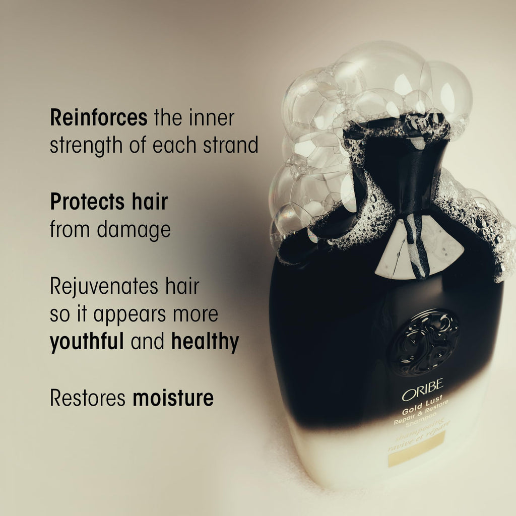 Oribe Gold Lust Repair & Restore Shampoo - For Damaged Hair - Liter Refill