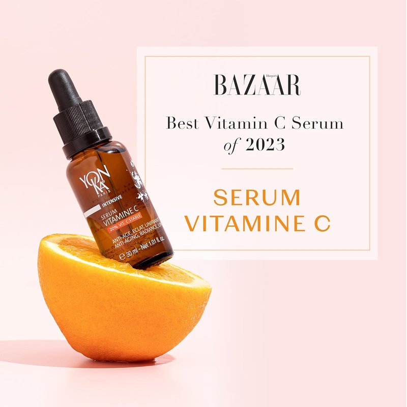 Yon-Ka 20% Vitamin C Serum - Anti-Aging Face Treatment for Even Tone & Firm Skin | 99% Natural Ingredients