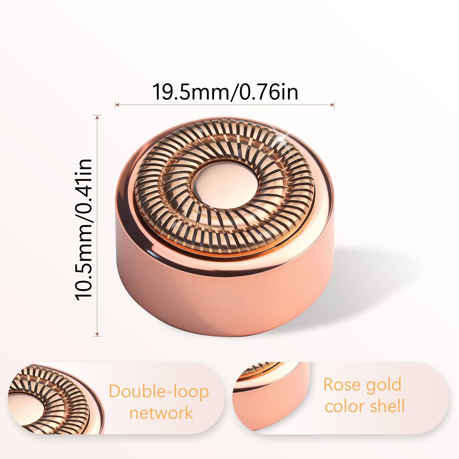 6 Pack Replacement Heads Gen 3 Compatible with Flawless Facial Hair Remover, Replacement Blades Heads Compatible with Finishing Touch Flawless Hair Removal Generation 3