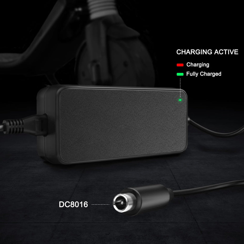 JUYOON 42V 71W Charger Compatible with Segway Ninebot Electric Scooter max G30L G30LD G30LE G30LP F2 pro ES1 ES2 ES3 ES4 VOLPAM Okai Roinside AovoPRO Aovowheel BCTA+71420-1700 42V 1.5A 2A