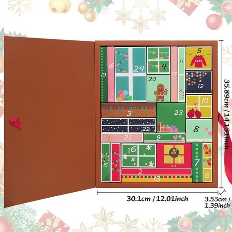 Makeup Advent Calendar 2025, 24 Days Christmas Gift Makeup Sets For Women, UCANBE 2025-2026 Xmas Countdown Calendar Full Makeup Kits Beauty Makeup & Cosmetic For Teens, Girls Gift