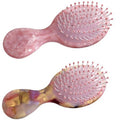Textention Detangler Hair Brush for Curly or Straight, Wet and Dry Hair, Cellulose Acetate Detangling Brush, Hair brushes for Women & Men, Adults, for Shower & Travel (2pcs)