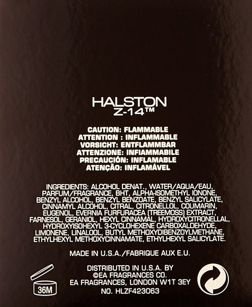 Halston Z-14 Cologne for Men - 2.5 oz Splash | Classic Fragrance with Timeless Appeal