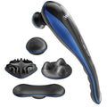 WAHL Deluxe Lithium Ion Deep Tissue Cordless Percussion Therapeutic Handheld Massager for Muscle, Back, Neck, Shoulder, Full Body Pain Relief, Use at Home, Car, Office or Travel, Blue