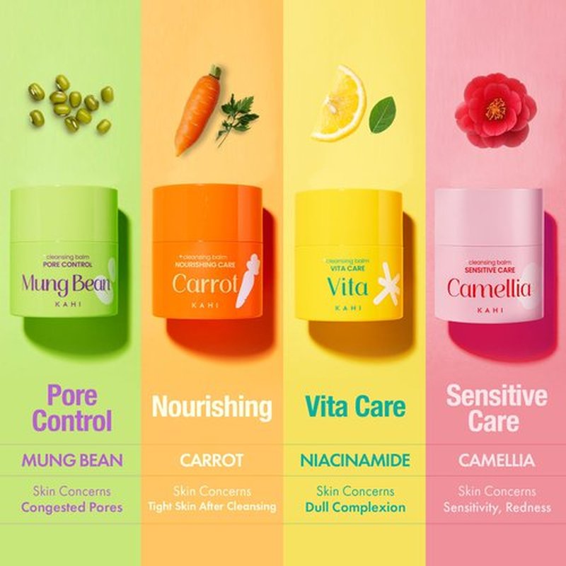 KAHI Cleansing Balm Sensitive Care Camellia - Gentle Makeup Remover Balm with Camellia Seed Oil & Vitamin E - Korean Skincare with Only 10 Ingredients 1.69 oz