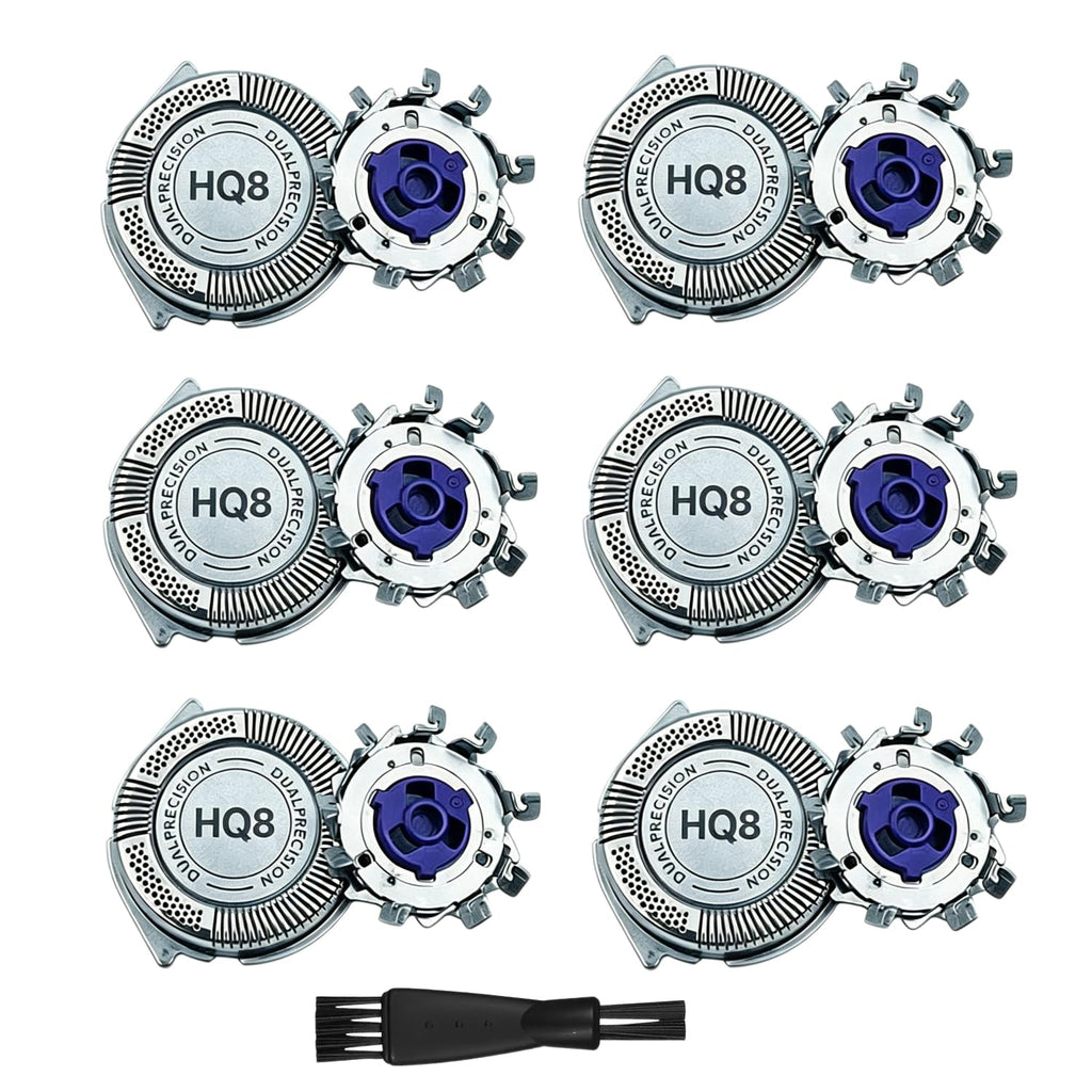 HQ8 Replacement Heads Compatible With Philips Norelco Hq8 Replacement Heads,New Upgraded Blades Compatible With Norelco Aquatec PT720 AT880 AT810 7310xl Etc Shavers Model