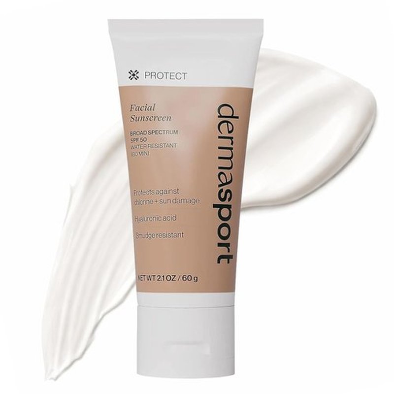 Dermasport SPF 50 Sunscreen Lotion - Hydrating, Non-Greasy, Broad Spectrum Protection for Athletes