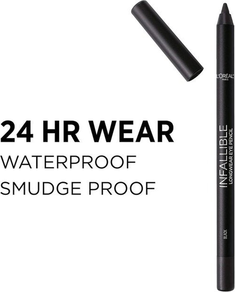 L'Oreal Paris Infallible Pro-Last Eyeliner - Waterproof, Smudge-Resistant, Easy Application, Ivy, 0.042 oz.