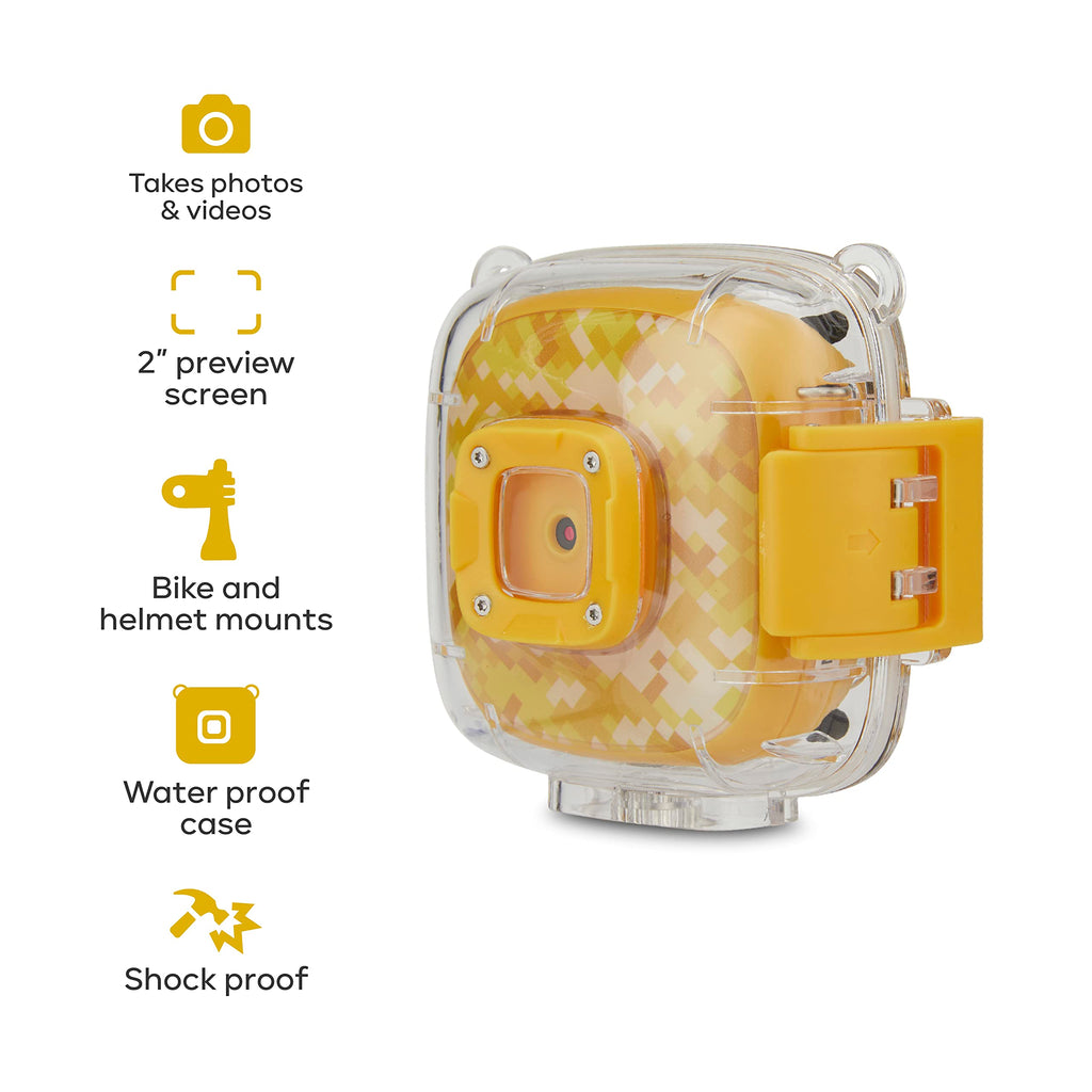 Vivitar Kids Tech - Ultimate Kids Action Camera, Waterproof Digital Action Camera with 5 MP HD Photo and Video, 2 inch Screen, Microphone, Waterproof Case