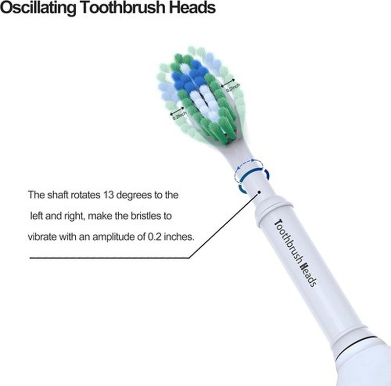 Oral-B Precision Clean Replacement Toothbrush Heads - Rotating & Oscillating | Compatible with Braun Pro Smart Genius