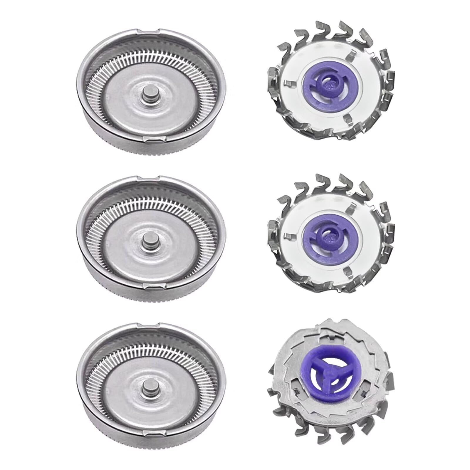 GSParts 3 x Shaver Heads Blade Cutter for Philips Norelco 3601X 3405LC 5625X 5812XL HQ40