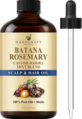 Batana & Rosemary Hair Oil - Scalp Treatment for Thinning Hair & Dry Scalp - 2 Fl Oz Nourishing Formula