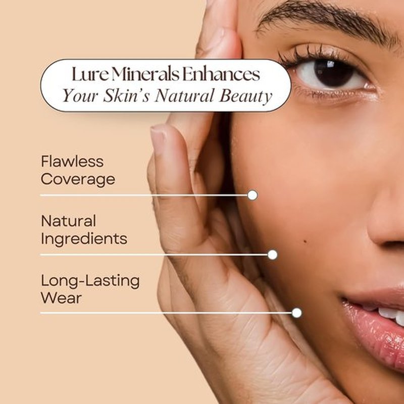 Lure Minerals Bronze Warmth All-Over Face Bronzer - Large 1 oz Jar for Radiant Glow
