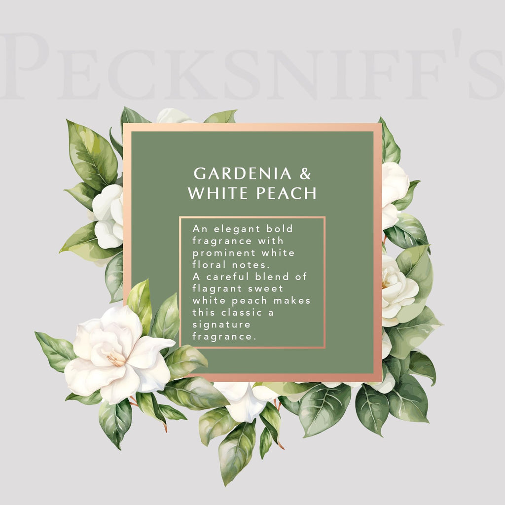 Pecksniff's Moisturizing Hand Wash - Vitamin B Enriched, Natural & Gentle Cleanser, Luxurious Hand Wash 500ml/16.9 fl oz (Gardenia & White Peach)