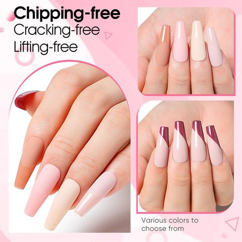 AIMEILI Hema Free Solid Gel Nail Polish 12 Colours Soak Off U V LED Solid Cream Gel Polish Set 16