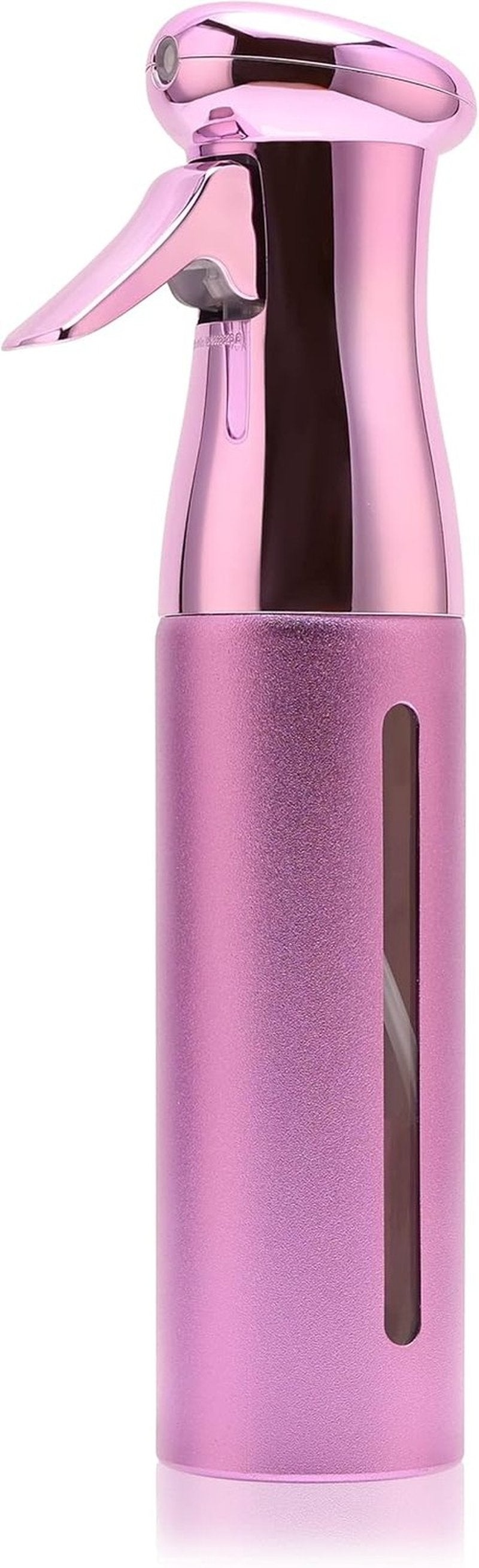 Salon Style Fine Mist Hair Spray Bottle - 10 Oz Luminous Aerosol-Free Water Sprayer for Hairstyling & Cleaning - Purple