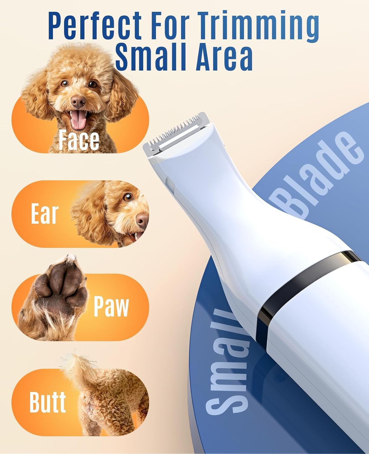 oneisall 3 in 1 Dog Nail Grinder & Paw Trimmer Kit, 2 LED Lights