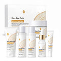 Rice Skin Care Set for Teen Girls & Women – 6-Piece Facial Care Kit with Rice Extract, Anti-Aging, Moisturizing & Nourishing Teenage Skincare Gift Set for Glass Glowing, Hydrated Skin