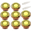 8PCS Replacement Heads For Finishing Touch Flawless Facial Hair Remover,Women Hair Removal Shaving Head First Generation(Gen 1)18K Gold (18K Gold-8psc)