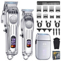 CIICII Mens Hair Clippers and Trimmers Set, Professional Cordless Barber Clippers for Hair Cutting Kit (Electric Razor Shavers & Beard/Hair Trimmer Haircut Kit) Clippers for Men DIY Home Salon