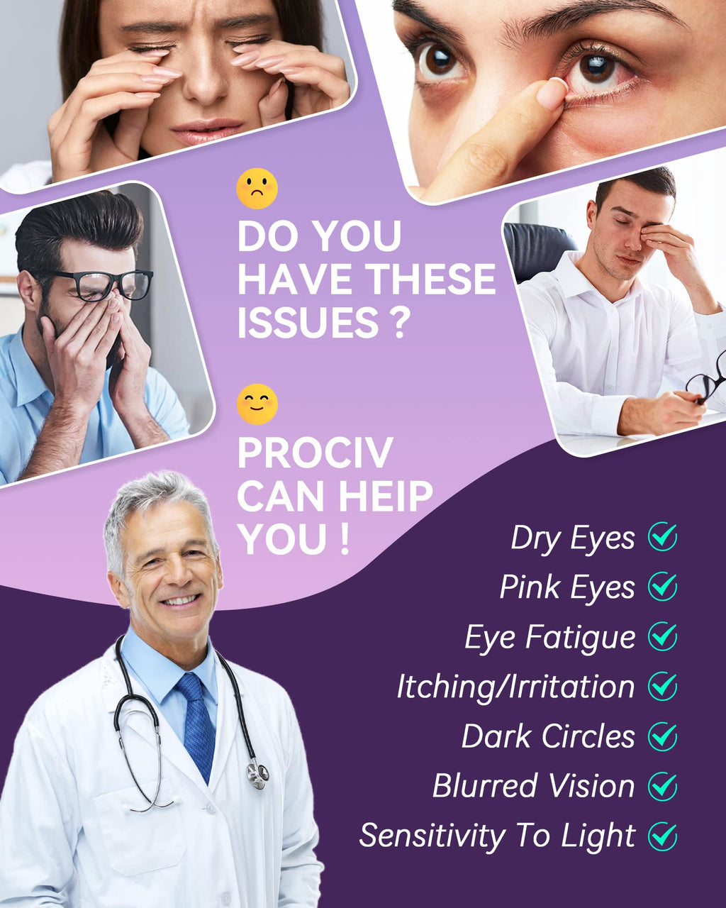 ProCIV 18 Packs Lavender Steam Eye Masks, Heated Eye Masks for Dark Circles and Puffiness Disposable Warming Eye Masks for Soothing Headache Reliefing Eye Fatigue(Lavender)