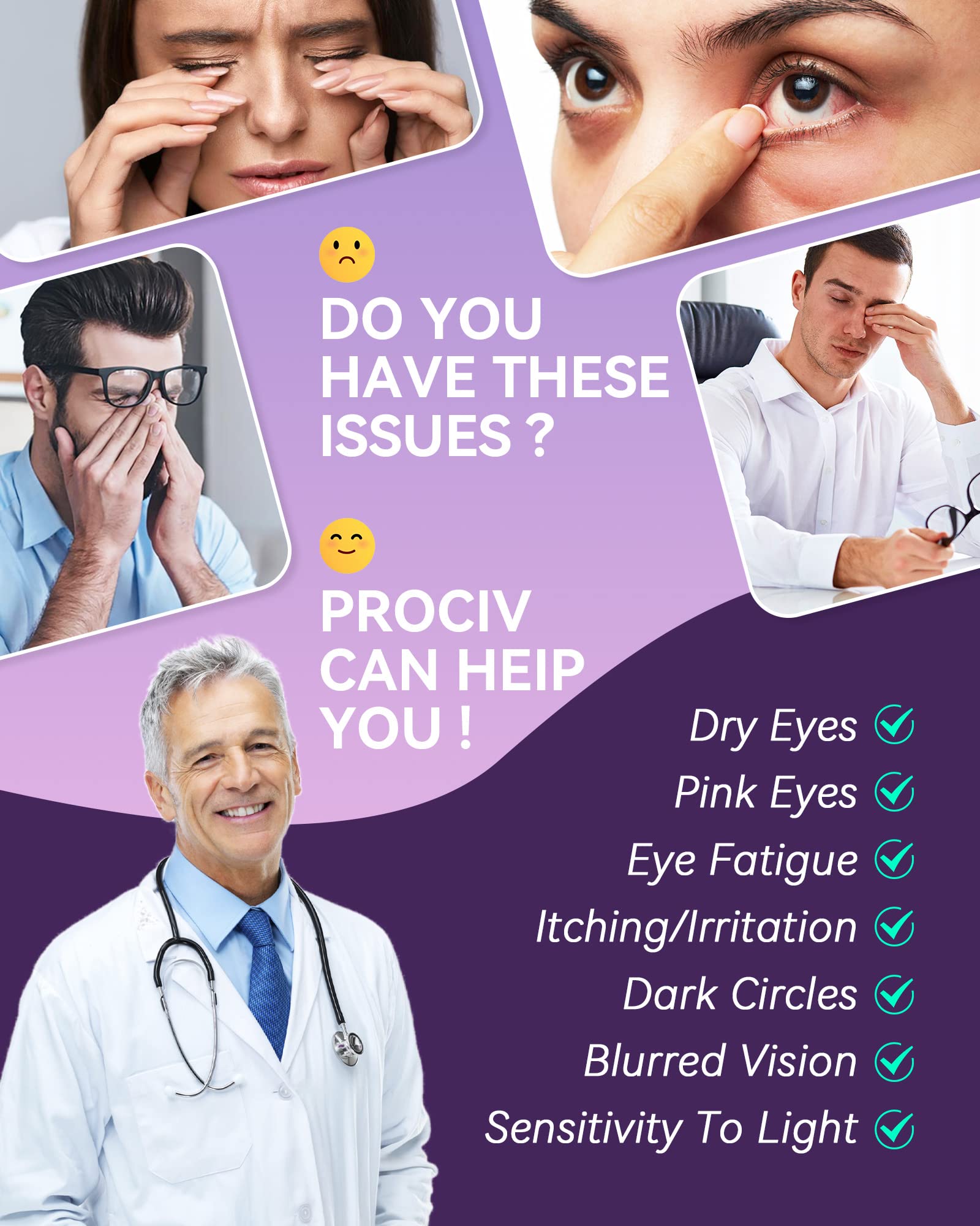 ProCIV 18 Packs Lavender Steam Eye Masks, Heated Eye Masks for Dark Circles and Puffiness Disposable Warming Eye Masks for Soothing Headache Reliefing Eye Fatigue(Lavender)