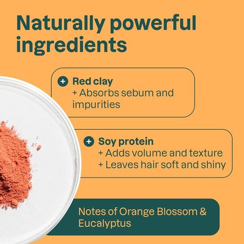 ATTITUDE Volume & Shine Shampoo Bar - Natural Soy Protein & Red Clay for Thin Hair | 4 Oz, Vegan, EWG Verified