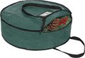 ProPik Christmas Wreath Storage Bag - 24" Tear-Resistant Holiday Container with Heavy-Duty Handles | Green